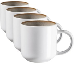 Mäser Set de căni de cafea Lunaria Brown 360 ml, 4buc.
