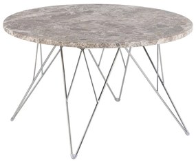 Măsuță de cafea gri rotundă din marmură ø 80 cm Prunus – Actona