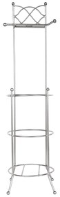 Suport hârtie igienică, metal/argintiu, BRIZO