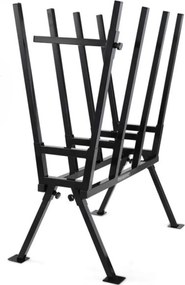 Capră de tăiat lemne AXEL, 77x50x105cm, negru Gardebruk