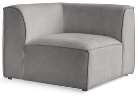 Modul pentru canapea gri deschis (cu colț variabil) Flex Felix – Miuform