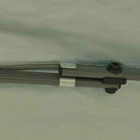 Outsunny Pavilion pliabil 300x300 cm, cort de grădină cu geantă de transport cu roți, impermeabil, cadru din oțel, pentru exterior, petreceri, camping, verde | Aosom Romania