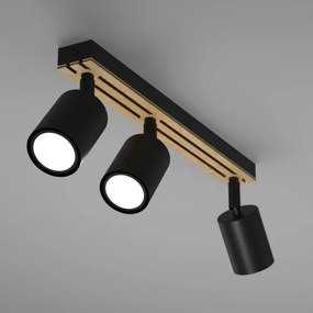 Spot TERRA 3xGU10/8W/230V negru