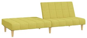 Canapea extensibila cu 2 locuri, verde, textil Verde