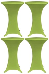Husa elastica pentru masa, 4 buc., verde, 80 cm 4, Verde, 80 cm