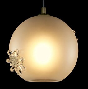 Lustra LUX decorativ fulgi de zapada din cristal SNOWFLAKE 02A-SB