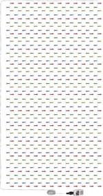 Perdea luminoasă de Crăciun - 3x6 m, 600 LED, multicolor