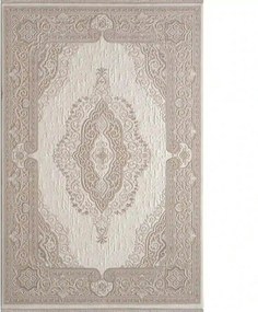 Covor ANETTA 03322A, 160x230 cm, forma dreptunghiulara, acril, crem/be