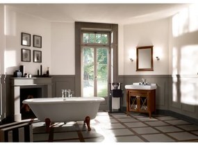 Oglinda cu rama din lemn, Villeroy&amp;Boch Hommage, 55.7x74x3.7cm, 85650000
