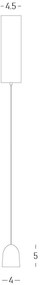Pendul LED design minimalist 7W 3000K Gold ZB-25138