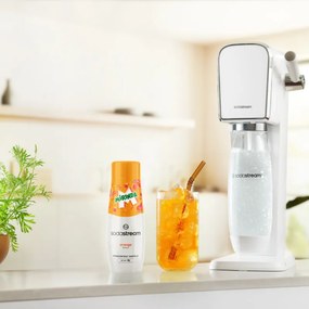 Sirop concentrat SodaStream Mirinda, 440 ml, până la 9 l, fără alergeni și OMG, alb/portocaliu
