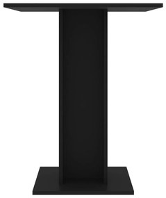 Masă de bistro, negru, 60 x 60 x 75 cm, pal