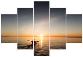Tablou - caiac pe mare (150x105 cm)