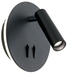 Spot LED de perete Orion WA 2-1467 LENNY LED/6W/230V + LED/3W negru