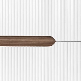 Trent 120 dulap de baie inferior cu chiuvetă ceramică (4 sertare) sunset oak-white