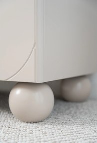 Comodă Sonatia II 150 cm trei uși - casmir / picioare rotunde