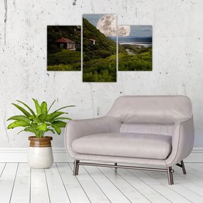 Tablou - peisaj cu luna (90x60 cm)