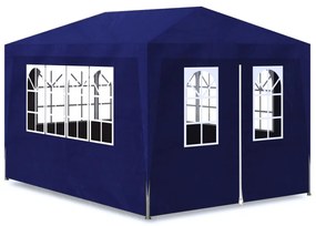 Cort pentru petrecere, albastru, 3 x 4 m