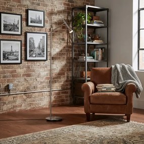 Ideal Lux - Lampă de podea LED DIESIS, 4,5 W, 230 V, CRI 95, crom mat