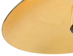 Lampă suspendată vintage neagră cu auriu 60 cm - Emilienne