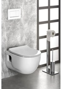 Colac de toaletă Sapho SoftClose EDITA alb