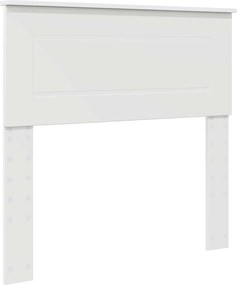 vidaXL Tăblie cap Alb 80 cm Lemn compozit