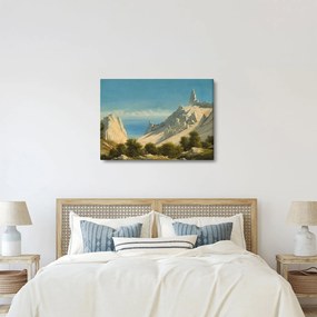 Tablou - Georg Emil Libert, View of Sommerspiret, the Cliffs of Møn, reproducere (70x50 cm)