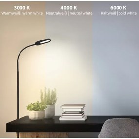 Lampadar LED flexibil dimabil Briloner 1297-015 LED/6,6W/230V