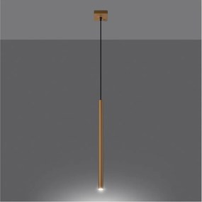 Lustră aurie din metal Fideus – Sollux