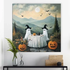 DUBLEZ | Tablou de Halloween pentru perete - Fantome