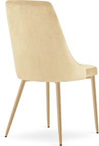 Scaun de masa IMOLA VELVET, bej