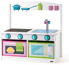 Woody Kitchenette cu bancă 2in1, 59 x 31,5 x 58 cm