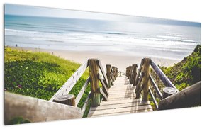 Tablou - Intare pe plaja (120x50 cm), în 40 de alte dimensiuni noi