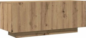 vidaXL Dulap TV, stejar artizanal, 100x35x40 cm, lemn prelucrat