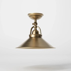 Plafoniera stil industrial din alama personalizabila Alice 25cm