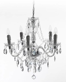 Candelabru stil clasic cu 5 brate JEWEL transparent 1585 FTP