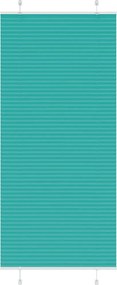 vidaXL Jaluzea plisată verde petrol 100x200 cm Lățime țesătură 99,4 cm