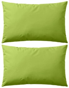 vidaXL Perne de exterior, 2 buc., verde măr, 60 x 40 cm