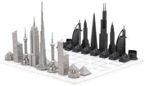 Joc de sah Skyline World Premium Marble