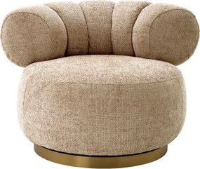 Fotoliu pivotant design elegant LUX Phedra, Lyssa sand