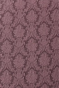 Set 6 huse Multielastice Jacquard pentru scaune, cu volanas, Roz