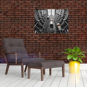 Tablou cu lift în clădire (70x50 cm)