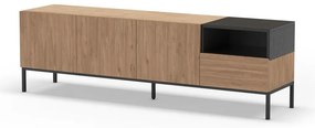 Comodă TV în culoare naturală 180x55 cm Cailin – Marckeric