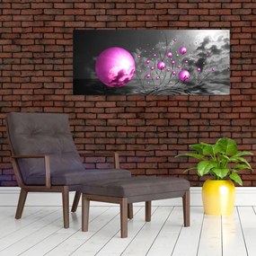 Tabloul bilelor roz (120x50 cm)