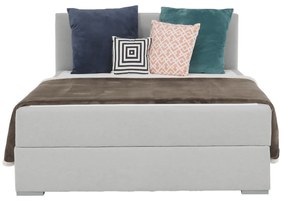 Pat tip BOXSPRING 140x200, gri deschis, FERATA KOMFORT