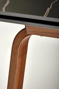 Masa extensibila Lozano marmura neagra L140-200 cm
