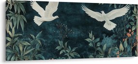 Tablou - Două porumbei (120x50 cm)