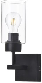 Aplica de perete design modern Prudence negru