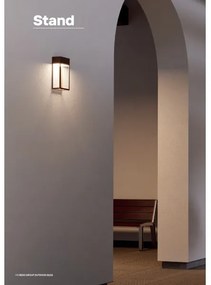 Redo 90603 - Aplică de perete LED STAND pentru exterior, 20 W, 230 V, IP65, antracit