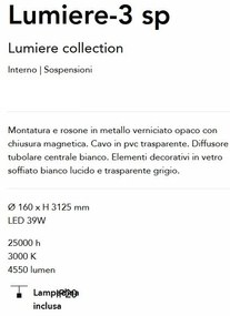 Lustra/Pendul LED design modern Lumiere-3 sp